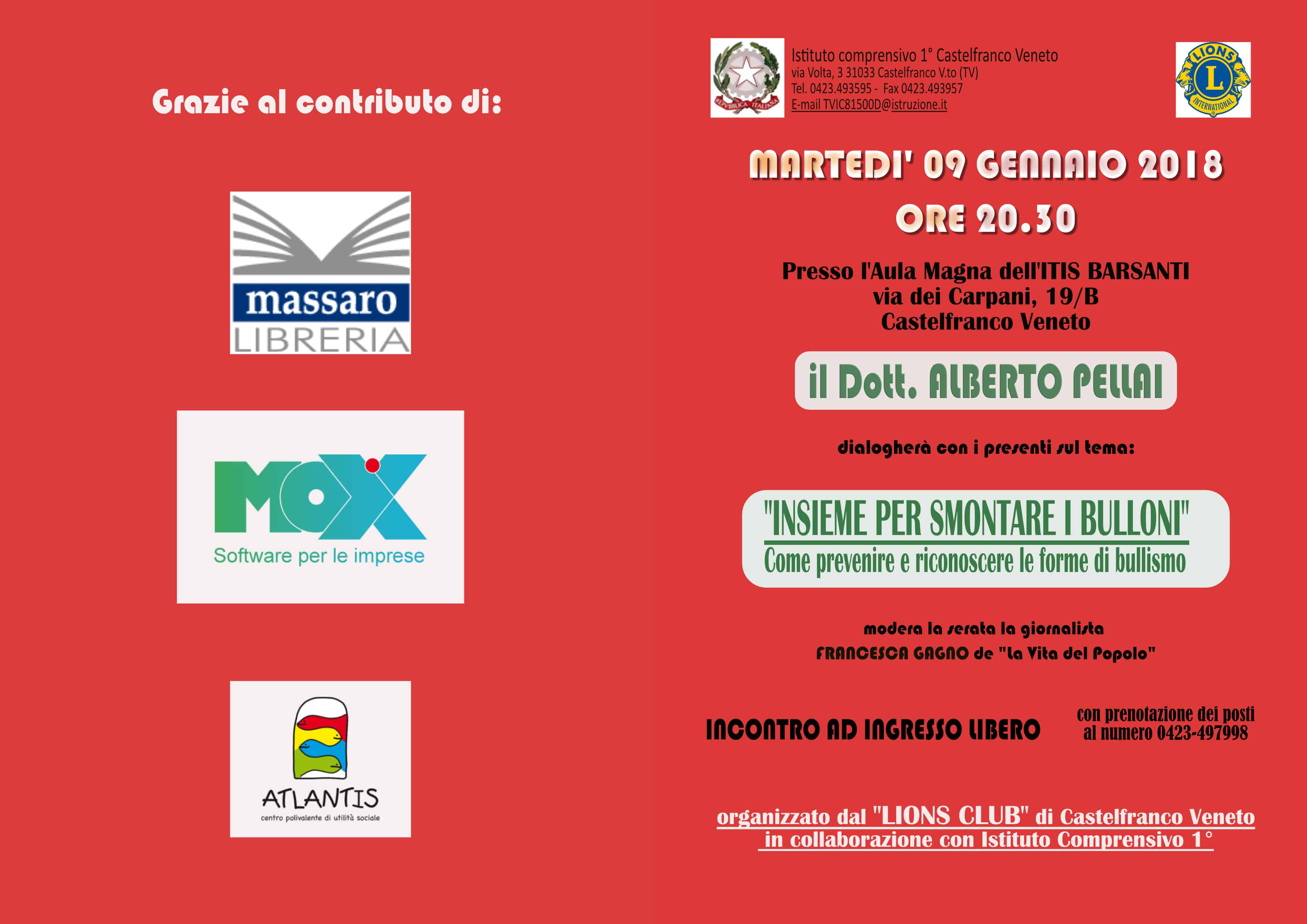 MOX sponsor incontro bullismo